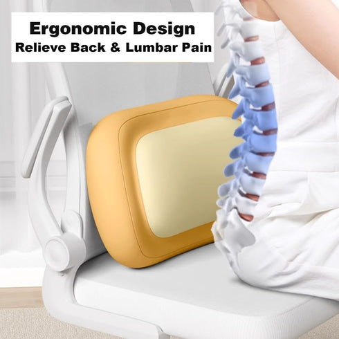 Generic Lumbar Support Pillow, Orthopedic Seat Cushion, Memory Foam Lumbar Pillow Relieves Lower Back Pain Office Chair