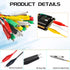WMYCONGCONG 50 PCS Metal Alligator Clips, Electric Test Clamps + 10 PCS Double Ended Alligator Clips