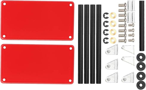 01 02 015 1/8 1/10 1/12 1/1(red) Tool Organizers, Metal Tool Cart Compatibile Lasting Performance with Wheels for RC