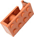 Tape Dispenser, Mini Building Block Shape, Easy Cutting Desk Tape Holder, Practical for School Office
