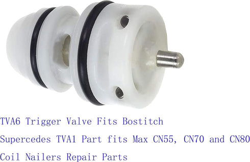 TVA6 Trigger Valve Fits Bostitch Supercedes TVA1 Part fits Max CN55, CN70 and CN80 Coil Nailers Repair Parts