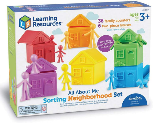 Counting Learning Resources All About Me Sorting Neighborhood - Montessori Preschool Activities, Social Emotional