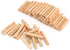 Round Wood Tenon Grooved Plugs, Hard Wood Craft Furniture Fitting Rods Tool (6 * 40mm / 0.2 * 1.6in)