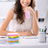 Koogel 250PCS Index Cards with Ring, Colored Study Cards with Waterproof Covers for Learning and Recipes