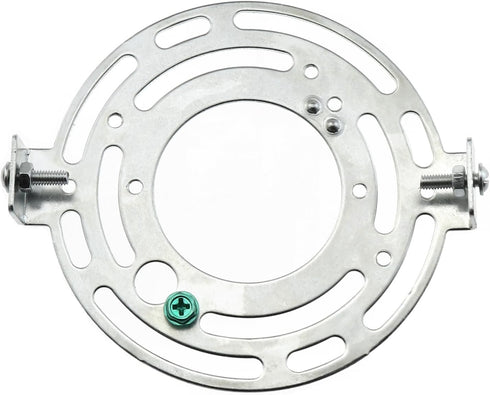 LUORNG 115mm (4.53 inch) 2 Sets Universal Light Fixture Mounting Bracket Kit, Round Ceiling Light Plates