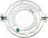LUORNG 115mm (4.53 inch) 2 Sets Universal Light Fixture Mounting Bracket Kit, Round Ceiling Light Plates