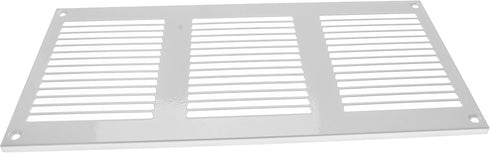 Vent Systems 12'' x 6'' Inch White Air Vent Cover, Metal Air Return Grill with Pest Guard Screen for Home Improvement