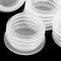 100pcs 16mm jojofuny Reusable Plastic Bottle Caps with No-hole Dust-proof Inner Plugs, Screw-on Seal Lids for Milk
