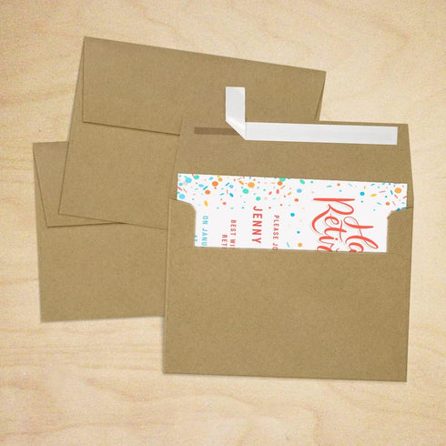 LUXPAPER A7 Invitation Envelopes, 5 x 7 Cards, 80 lb. Grocery Bag, 250 Pack