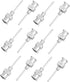 12pcs Stainless Steel Needle Electronic Kits, Ink Plastic Tips for Joints, 18g 1 Inch Needle Dispensing