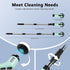 2 Speeds,7 Electric Spin Scrubber,Cordless Cleaning Brush Spin Scrubber,Power Scrubber Adjustable Replaceable Brush