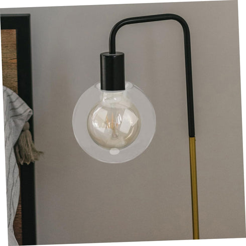 180mm Bulb Glass Globe Lampshade Threaded Pendant Lamp Shade Glass Light Cover for Wall Sconces Ceiling Fixture