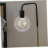 180mm Bulb Glass Globe Lampshade Threaded Pendant Lamp Shade Glass Light Cover for Wall Sconces Ceiling Fixture