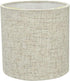 Aspen Creative 31196B 5" 5" 5" Small Clip-On Drum Lamp Shade in Flaxen, Top x Bottom x Slant Height, for Chandeliers