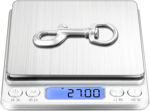 ORCATORCH Swivel Eye Snap Hook - Stainless Steel Bolt Snap Marine Clips for Scuba Diving, Dog Leash, Key Chain