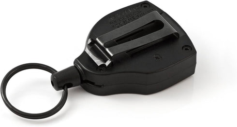 Key-Bak Super 48 Locking Professional Heavy Duty Self Retracting Key Reel - 48" Black (2 Pack)