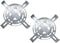 KiBcsLic 2Pcs Light Fixture Mounting Bracket Close to Ceiling Light Mount Plate Compact