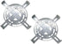 KiBcsLic 2Pcs Light Fixture Mounting Bracket Close to Ceiling Light Mount Plate Compact