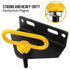 Yellow Magnetic Lawn Mower Trailer Hitch Pins, Ultra Strong Neodymium Magnet Pin for One Handed Hook On & Off