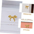 4pcs ibasenice Elegant Bow Drawer Pulls Decorative Brass Knobs for Cabinets and Dressers Ergonomic Design Suitable