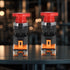 Emergency Push Button Switch, Red Mushroom Head for Home or Industrial Equipment, 22mm, Stay-Put (2 pack)