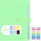Expanding File Folder, 8 Pockets Accordion Organizer, A4 Letter Size Document Receipt Organizer for Classroom, Home,
