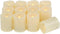 Set of 12 Flameless Candles - LED Votives with Timer, Battery-operated, Long Battery Life 200+ Hours