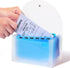 H4D Coupon Receipt Holder Organizer, Mini Folder Plastic Wallet with 13 Pockets for Coupon Receipt Storage, Blue