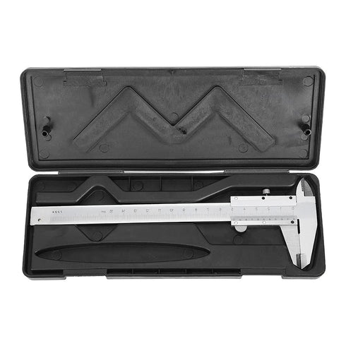 Carbon Steel Caliper Micrometer Gauge Measuring Tool, 0-150mm High Accuracy Manual Caliper for Industrial Measurement