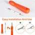 JVSEYTE T6 T15 Reset Video Doorbell Screwdriver, Double-Ended Screw Driver Tool for Camera Video Doorbell Replacement