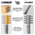 1/2" Professional Finger Joint Router Bit Shank, Reversible Finger Glue Joint Router Bit for Woodworking, Finger Joint