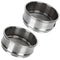 2 PCS 304 Stainless Steel Test Sieves, Lab Standard Test Sieve 200 Mesh 0.075mm + #80 Mesh 0.2mm Aperture, f10cm/4”Dia
