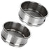 2 PCS 304 Stainless Steel Test Sieves, Lab Standard Test Sieve 200 Mesh 0.075mm + #80 Mesh 0.2mm Aperture, f10cm/4”Dia