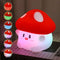 Mushroom Night Light Color Changing, 50Hrs Mushroom Lamp, Tap Control 2 Brightness