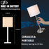 5200mAH Dimmable HAPYGI Portable Cordless Table Lamp,Built-in Rechargeable Battery, Touch Wireless Light, Bed Side