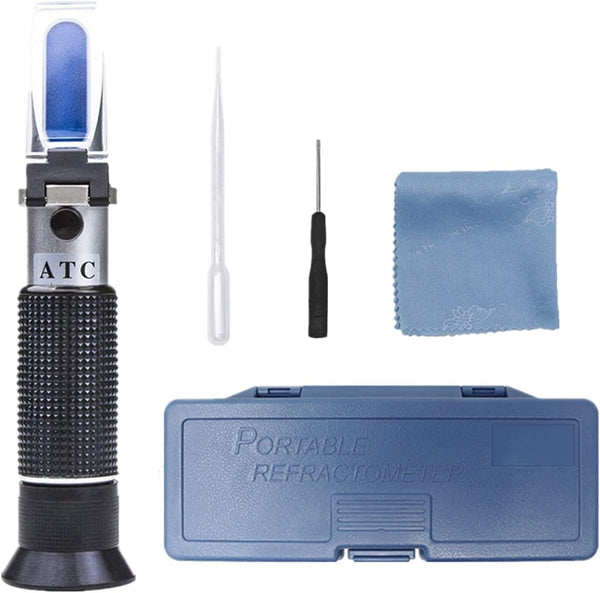 VGVGV Brix Refractometer, Held Tester Tool 4 In 1 Antifreez Refractometer Freezing Point