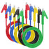 Sumnacon 5 Pcs Dual Ended Crocodile Alligator Clips, 15A Test Lead Wire Cable, 5 Colors, 3.3 ft