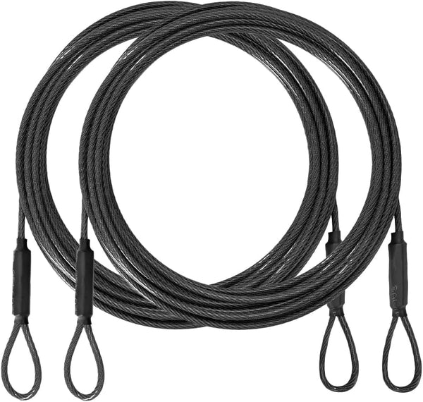 3.3mm (1/8 Inch) Outdoor Travel Security Cable-3ft Luggage Lock Safety Wire Flexible
