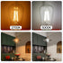 Energetic ST19 Vintage LED Edison Bulbs, 60 Watt Equivalent, Daylight 5000K, CRI 95+, E26 Standard Base, 4 Pack