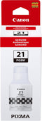 Canon GI-21 Pigment Black Ink Bottle for G3260, G2260, G1220 Supertank Printers (One Size)