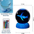 3D 3.15 Inch (80mm) 16 Planes Night Light, Aviation Gifts, Crystal Ball Airplane Night Light with Remote, Pilot Lamps