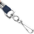Beebel Navy-Blue Lanyards, 50PCS with Swivel Hook Clips for ID Name Badge Holder