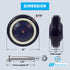 4" Set 4Load 1200 lbs(5/16"Bore,Dark SY America Shopping Cart Replacement Wheels Kit, Dual Precision