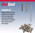 Velocity Concrete Screw Kit with RedSeal Moisture Barrier – Includes 12 High-Performance Concrete Screws, 1 Drill Bit,
