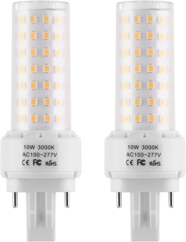 Lidesheng GX23-2 Base LED Light Bulb Plug and Play,3000K Warm White 2Pin LED