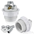 SDQCLIIF Lamp Socket with Metal Shade Ring, UL Listed Medium Base E26 Light