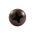 Rok Hardware 100 Pack #4 x 5/8" Deep Coarse Thread Phillips Pan Head Wood Screws, Bronze Plated MDF