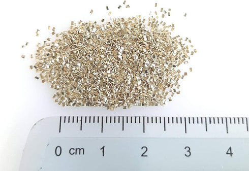 Silver Chip Solder (Easy), 3 grams (~2000 pcs) 0.5 x 1.0 x 0.25mm Ultra Tiny, Made in USA by CRAFT WIRE