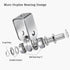 Heavy Duty Cable Pulley Wheel, Fixed Pulley Block for Gym Equipment, Lifting, Winch, Loading 1000lb (1 Pack)