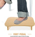 Wooden Footstool for Nursing Office and Home Use Slant Design Foot Rest for Improved Posture Support Under Desk